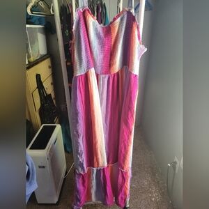 Size 2x pastel sherbert dress Summer womens